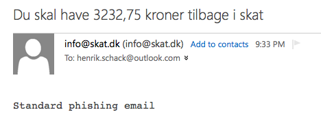 skat.dk phishing email